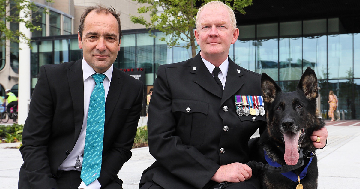 Police Dog awarded animals' George Cross - PDSA